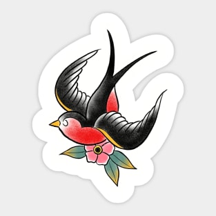 Oldschool swallow Sticker